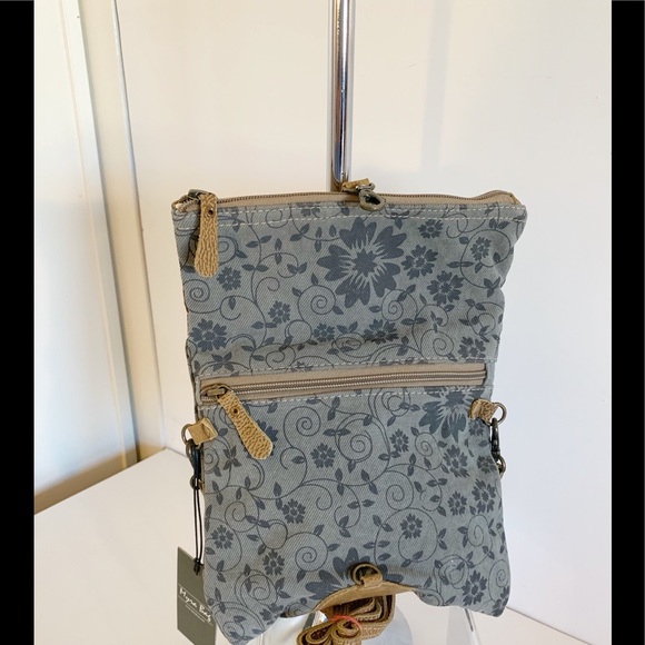 Myra Teal & Tan Crossbody Bag! - Picture 4 of 7